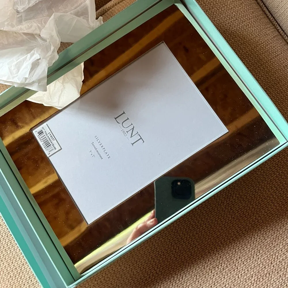 Silver Plated 5X7 Frame (Reed & Barton) (in‎ original box)